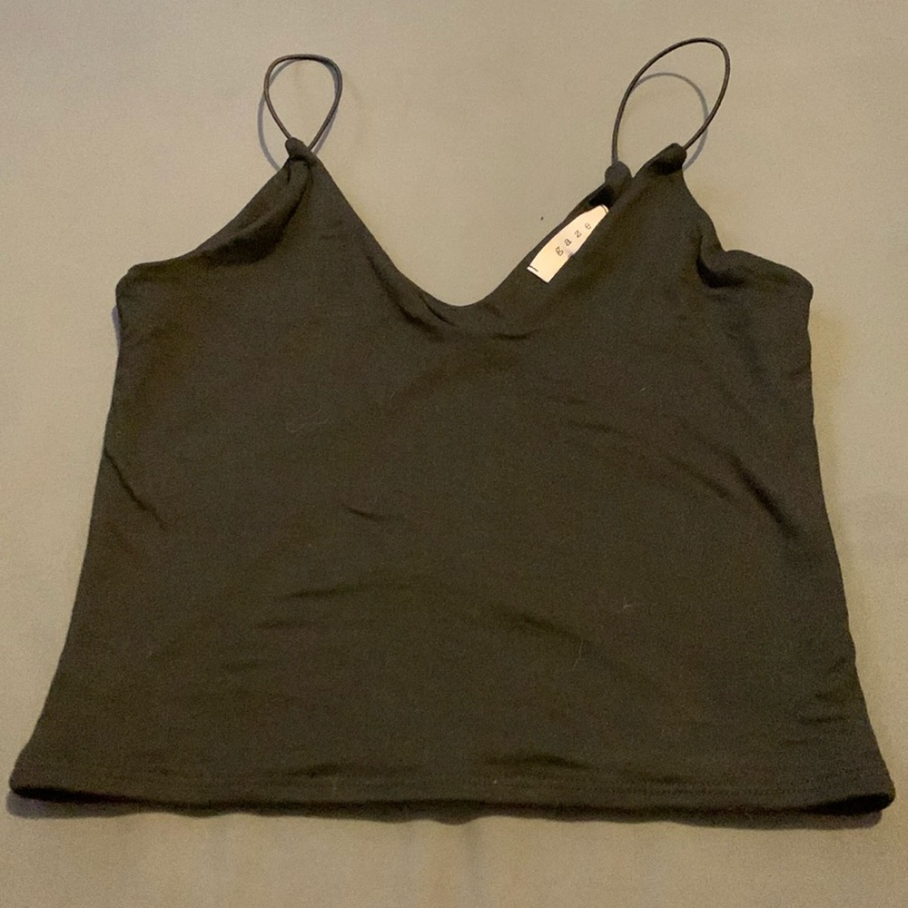 Spaghetti strap tank top
